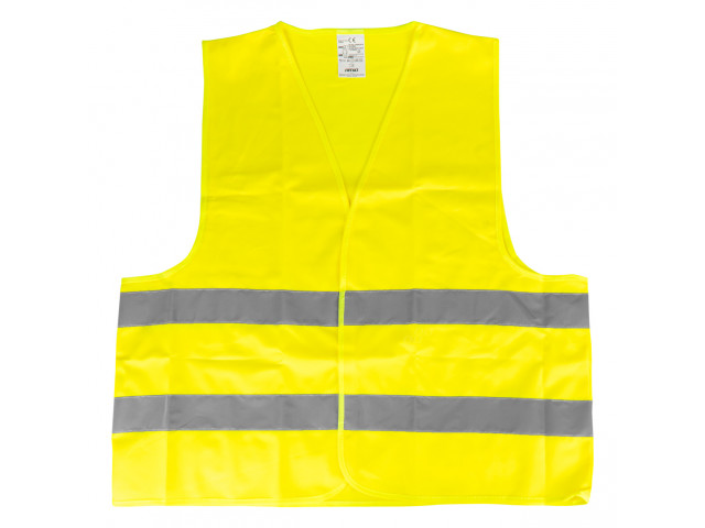 Veiligheidsvest geel met certificaat