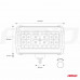 Werklamp AWL09 28 LED, 9-36V, floodlight, afmeting: 36x82 mm