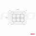 Werklamp AWL17 6LED Floodlight 9-36V, 95x77mm