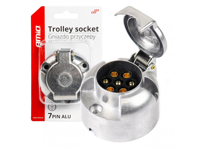 Aanhanger stopcontact 7PIN ALU