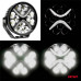 LED werklamp PRO-serie, 7200 lumen, 6000K wit, afm. 140x140x61mm 