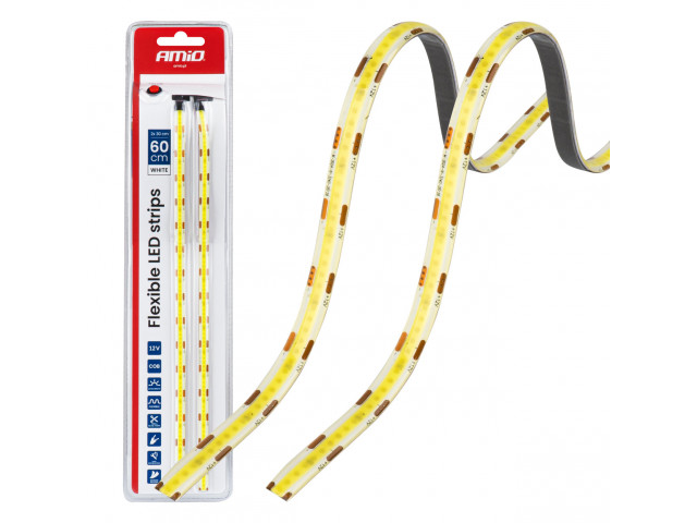 Flexibele LED COB strips, wit 2x30 cm 12 V 