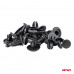 Set met 190stuks Automotive clips en bevestigingspinnen