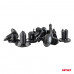 Set met 240stuks Automotive clips en bevestigingspinnen