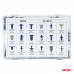 Set met 415stuks Automotive clips en bevestigingspinnen