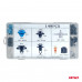 Set met 148stuks Automotive clips en bevestigingspinnen + gereedschap