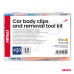 Set met 420stuks Automotive clips + gereedsschap