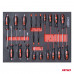 Gereedschapskast met 258-delige gereedschapset 840x460x870mm AMIO-04892
