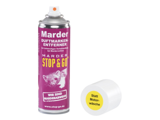 Stop&Go Marter geurvlag verwijderaar, voorbehandeling met speciaal