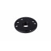 Zirkona ronde plaat - apparaat of voetplaat  black (601060)