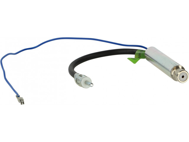 Antenne adapter met phantom power supply ISO (f) -> DIN (m)