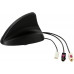 Calearo Shark 2 Antenne DAB / DAB+/ FM / AM Excl. verlengkabels