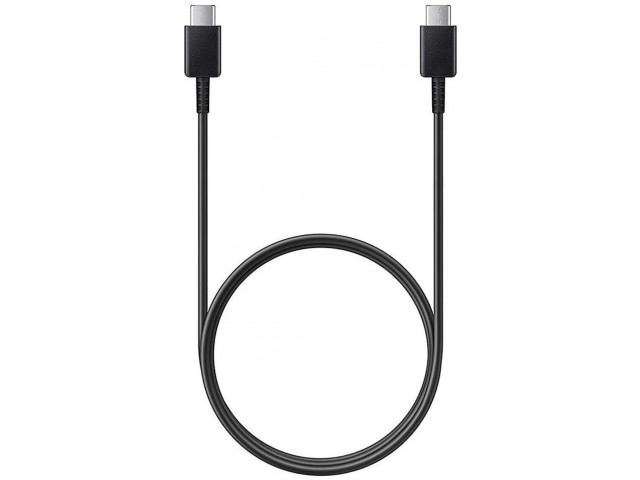 USB C naar USB C kabel met 1 meter kabel zwart