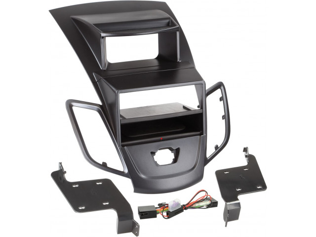 2-DIN Paneel Inbay® Ford Fiesta (display) 2008-2013 Kleur:Zwart