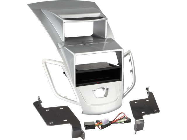 2-DIN Paneel Inbay® Ford Fiesta (display) 2008-2013 Kleur: Zilver