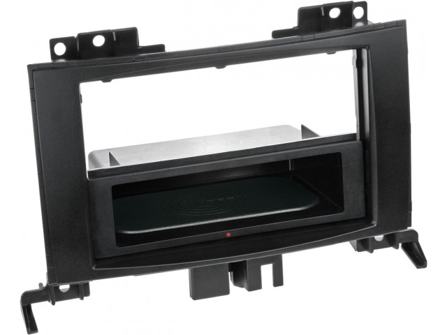 2-DIN Paneel Inbay® Mercedes Benz Sprinter - Volkswagen Crafter 2006-2017 Kleur: Zwart