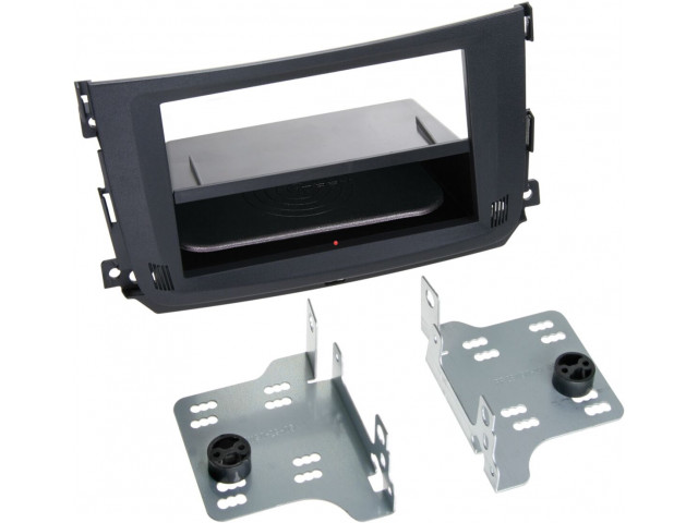 2-DIN Paneel Inbay® Smart ForTwo 2010-2015 Kleur: Zwart