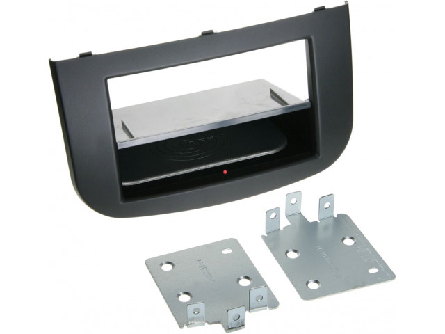 2-DIN Paneel Inbay® Mitsubishi Colt 2008-2012 facelift Kleur: Zwart