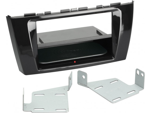 2-DIN Paneel Inbay® Mitsubishi Space Star 2013-2019 Kleur: Piano Zwart