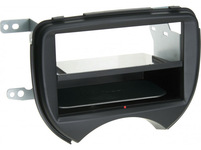 2-DIN Paneel Inbay® Nissan Micra 2011-2013 Kleur: Zwart