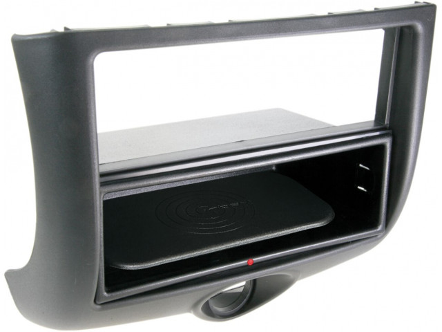 2-DIN Paneel Inbay® Toyota Yaris 1999-2003 Kleur: Zwart