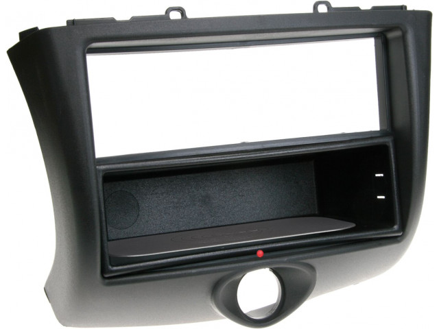 2-DIN Paneel Inbay® Toyota Yaris 1999-2003 Kleur: Zwart