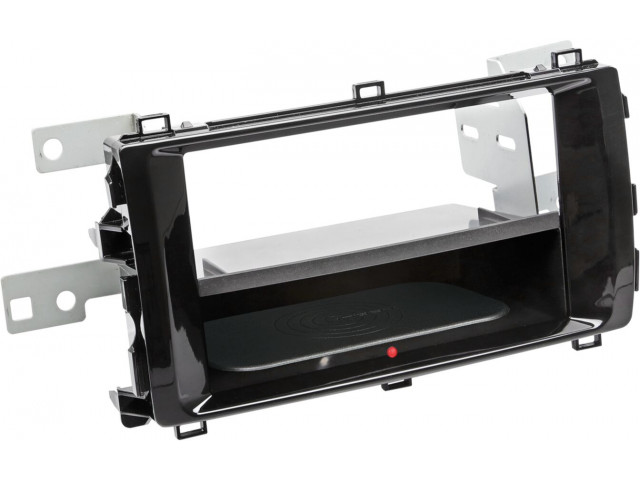 2-DIN Paneel Inbay® Toyota Auris 2013-2015 Piano Kleur: Zwart