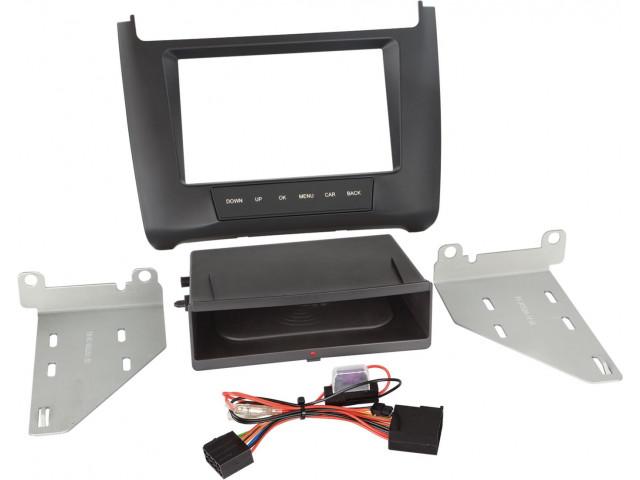 2-DIN Paneel Rubbertouch Inbay® VW Polo V (Typ 6C) 2014-2019