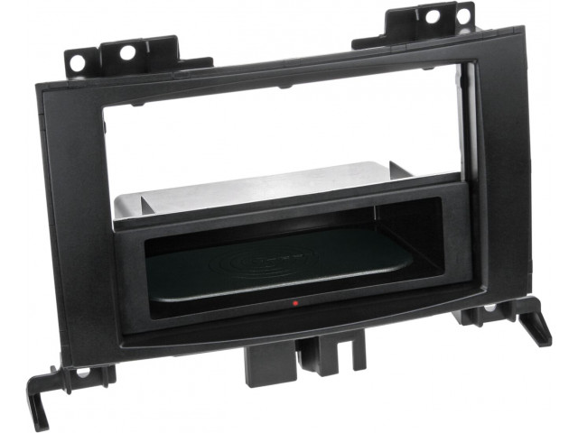 RT 2-DIN Radio Paneel Inbay® Mercedes Benz  Sprinter - Volkswagen Crafter Zwart