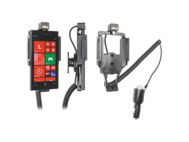 Nokia Lumia 928 Actieve houder met 12/24V lader Let Op: Uitlopend Artikel, Kan niet retour!
