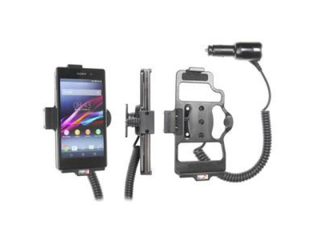 Sony Xperia Z1 Actieve houder met 12/24V lader. Let op: Uitlopend artikel, Kan niet retour!