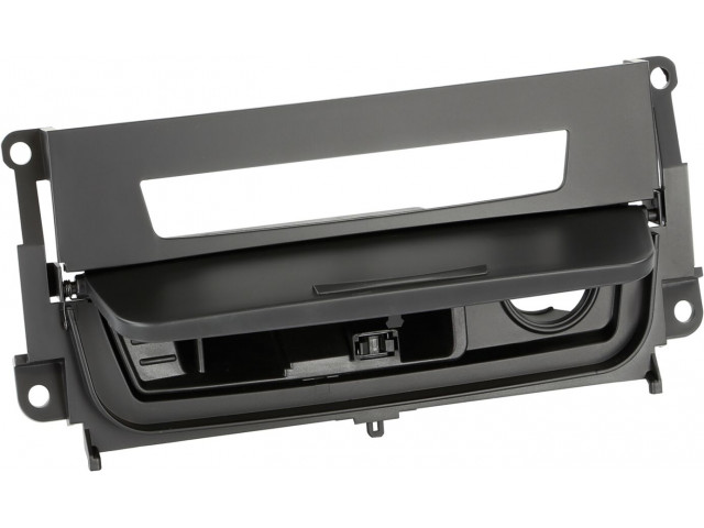 1-DIN Paneel BMW 3-Serie Limousine (E90), Touring (E91), Coupe (E92), Cabrio (E93)  Kleur: Zwart