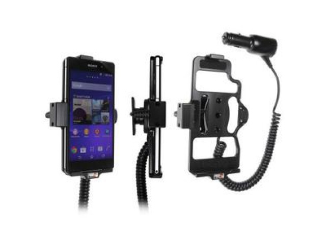 Sony Xperia Z2 Actieve houder met 12/24V lader Let Op: Uitlopend Artikel, Kan niet retour!