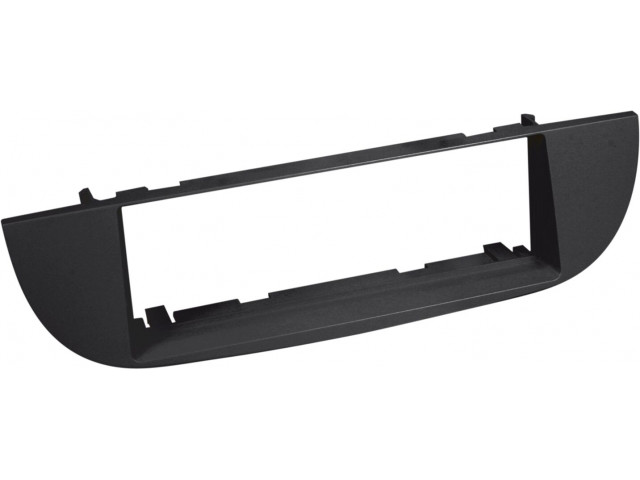 1-DIN Paneel Fiat 500 - 2007-2015 Kleur: Zwart