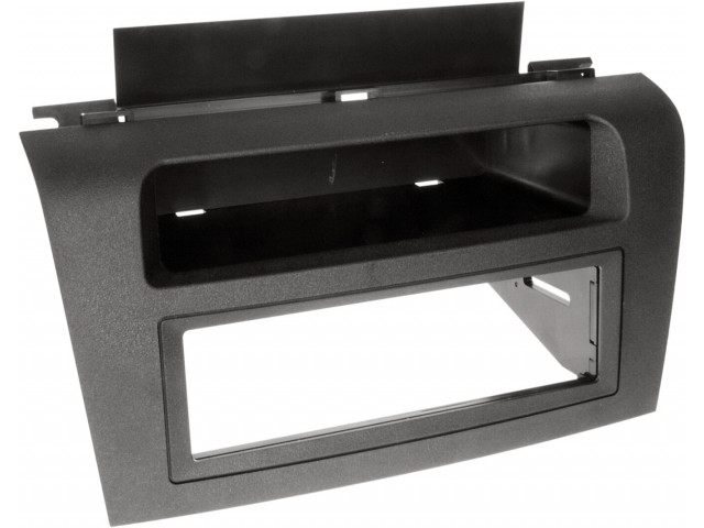 1-DIN Paneel met aflegbakje. Mazda 3 2003-2009 Kleur: Zwart