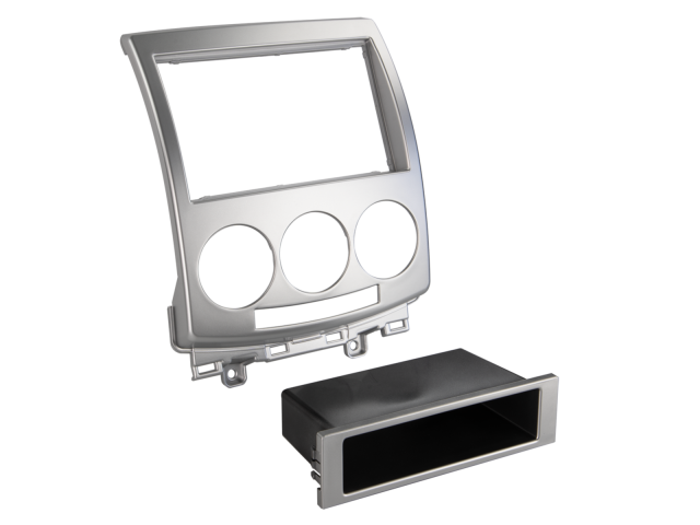 2-DIN Paneel Mazda 5- 2005-2010 Kleur: Zilver
