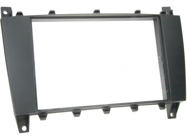 2-DIN Paneel Mercedes Benz C-Klasse (W203) 2004-2007 Kleur Zwart