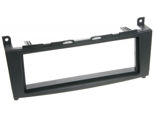 1-DIN Paneel Mercedes Benz C-Klasse 2007-2011 Kleur: Zwart