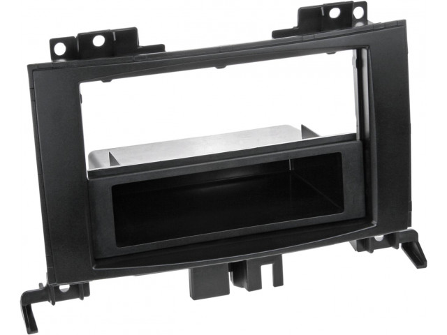 2-DIN Paneel Mercedes Benz Sprinter W906 / Volkswagen Crafter 2006-2017 Kleur: Zwart