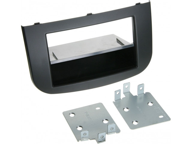 2-DIN Paneel Mitsubishi Colt 2009-2012 Kleur: Zwart