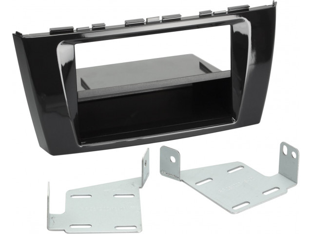 2-DIN Paneel Mitsubishi Space Star 2013-2019 Kleur: Piano Zwart