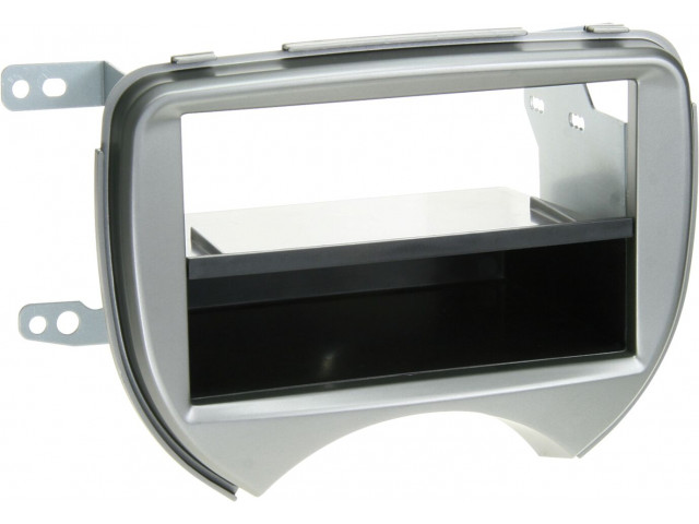 2-DIN Paneel Nissan Micra 2011-2013 Kleur: Zilver