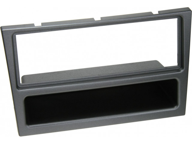 1-DIN Paneel met aflegbakje. Opel - Renault Kleur: Charcoal Metallic