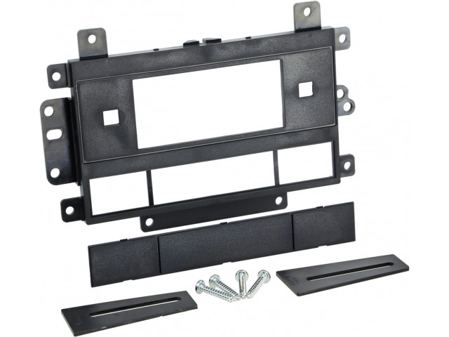 1-DIN Paneel Hummer - Chevrolet - Cadillac - Pontiac Kleur: Zwart