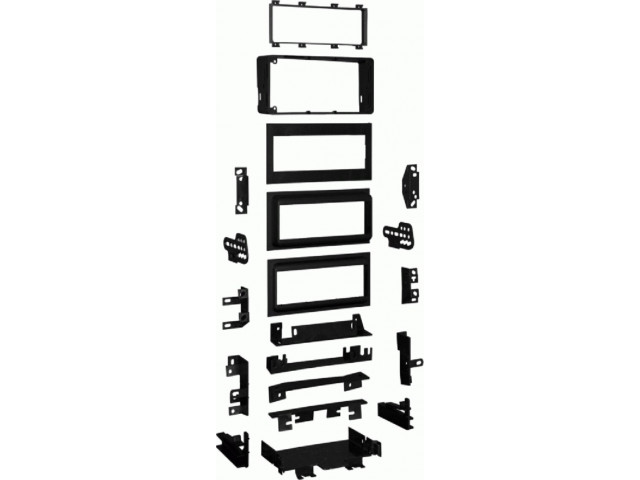 1-DIN Paneel Buick/Cadillac/Chevrolet/GMC ->Kleur: Zwart (METRA)