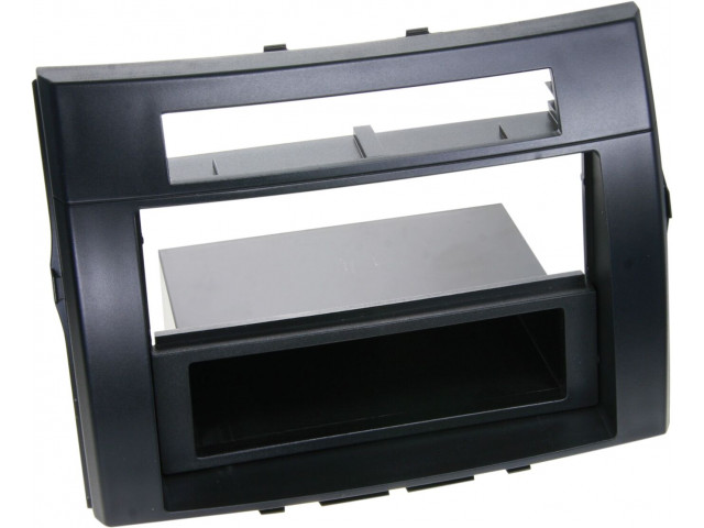 2-DIN Paneel Toyota Corolla Verso 2004-2009 - Kleur: zwart 