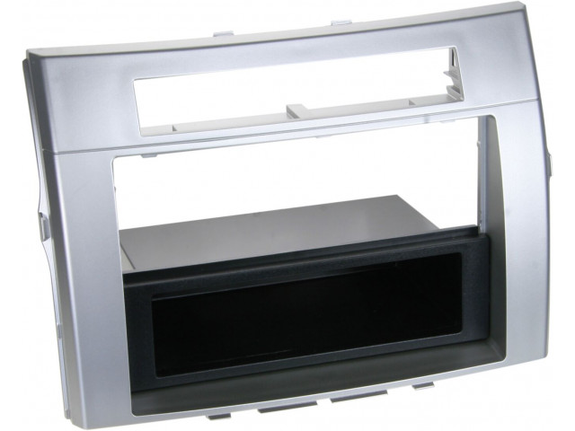 2-DIN Paneel Toyota Corolla Verso 2004-2009 - Kleur: zilver 