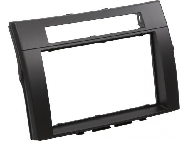 2-DIN Paneel Toyota Corolla Verso 2004-2009 - Kleur: zwart