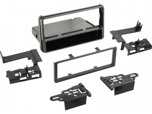 1-DIN Paneel Toyota Hilux 2005->2009 Kleur: zwart (METRA)