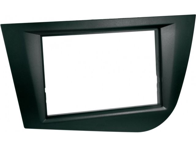 2-DIN Paneel Seat Leon 2005-2009 - Kleur: Zwart